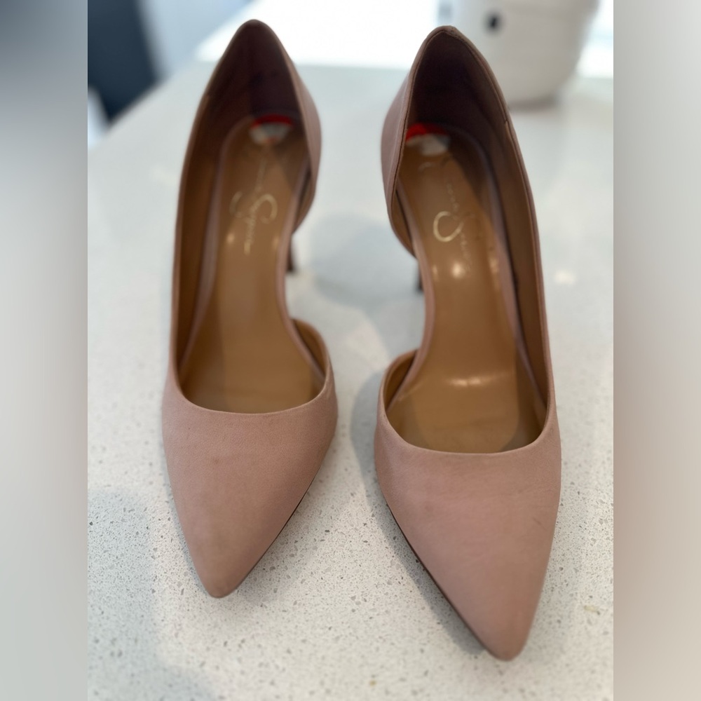Jessica Simpson blush pink stiletto